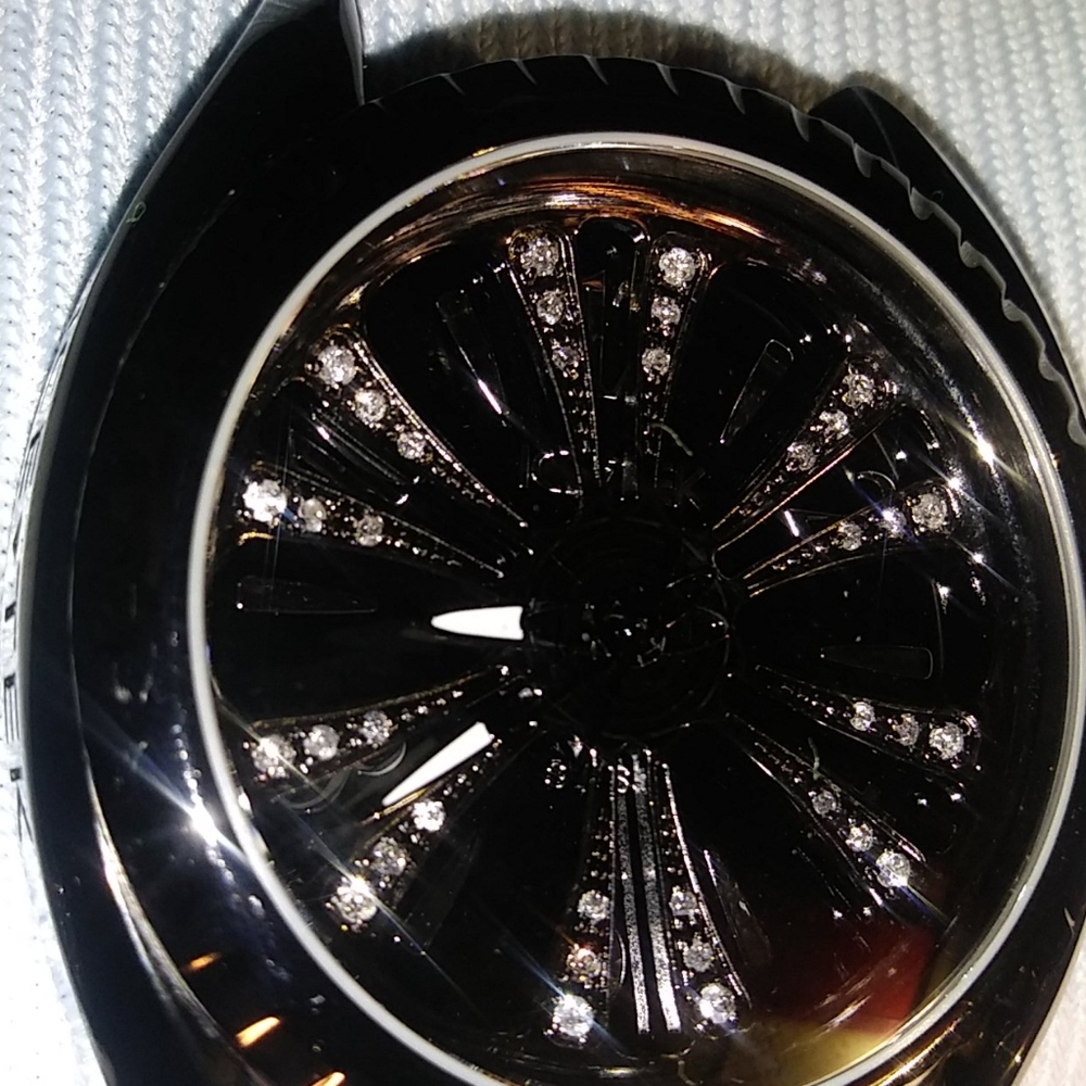 ICE-TEK DIAMOND SPINNER WATCH